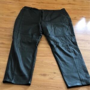 Reflections by Spiegel Black Leather Pants